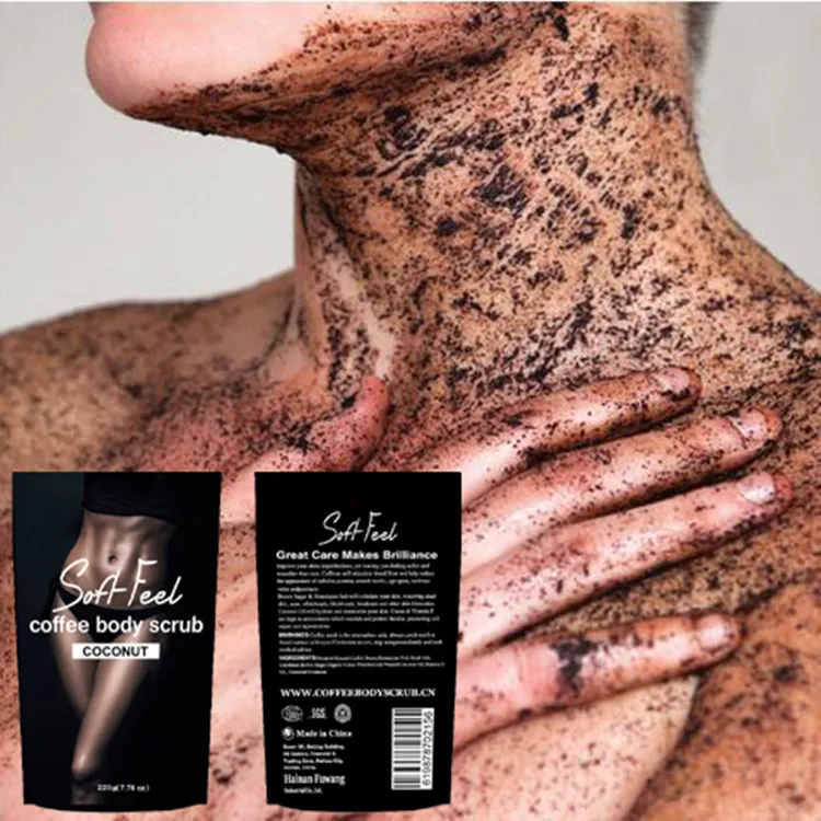 100% Natura Best Quality Private Label Arabica Coffee Body Scrub