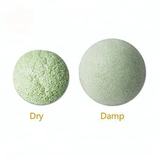 100% Natural Konjac Sponge Face Exfoliation Cleaning Sponge Facial Sponge Puff