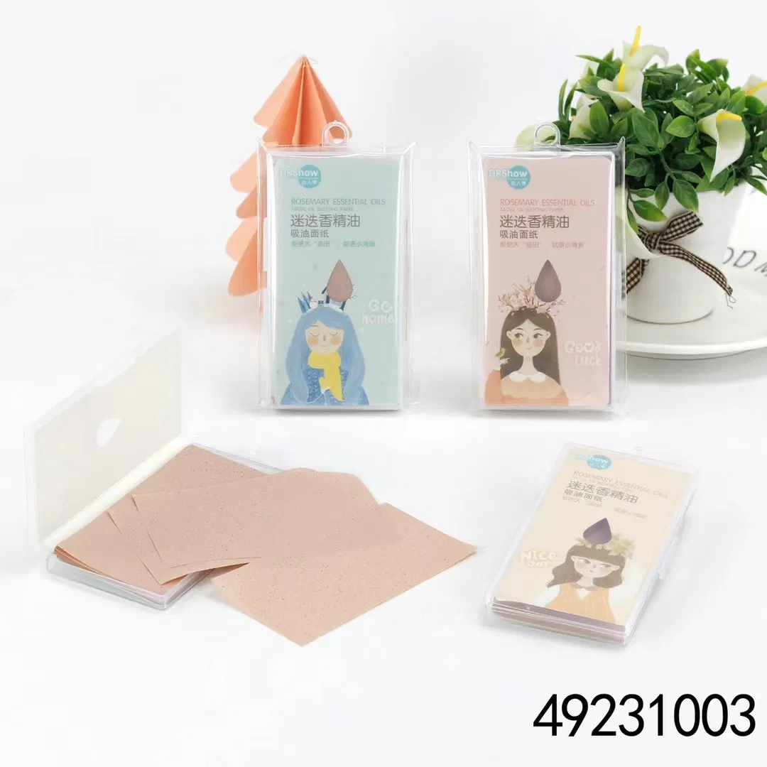 100PCS Hot Sale Oil Absorbing Sheets Face Absorbent Paper Facial Oil Blotting Paper Tissue