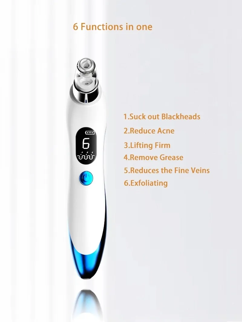 2020 Beauty Machine Pore Clean Pimple Vacuum Extract Blackhead Remover