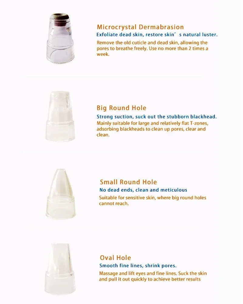 2020 Beauty Machine Pore Clean Pimple Vacuum Extract Blackhead Remover