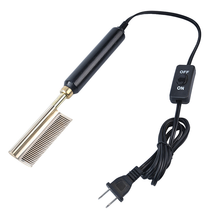 What Historical Significance Does The High Temperature Hot Comb Hold In Hair Styling