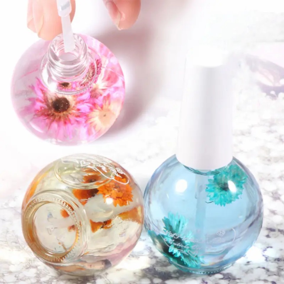 Is Nail Cuticle Oil For Nail Care With Dried Flower Safe For Sensitive Skin And Allergies