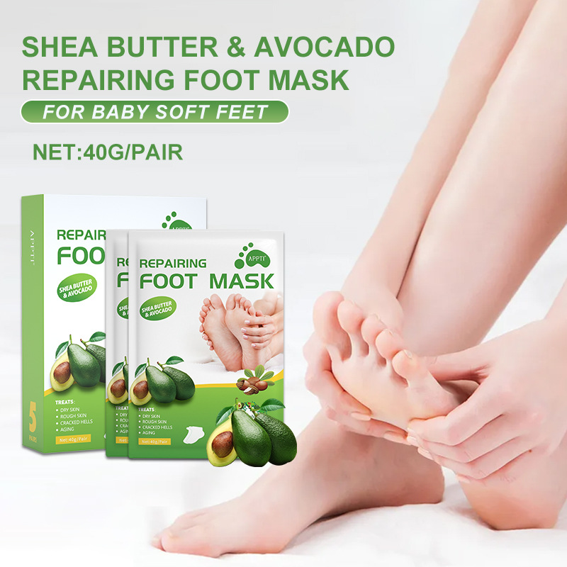 How Long Should You Leave the Disposable Avocado Vitamin E Nourish Foot Peel Mask On for Best Results