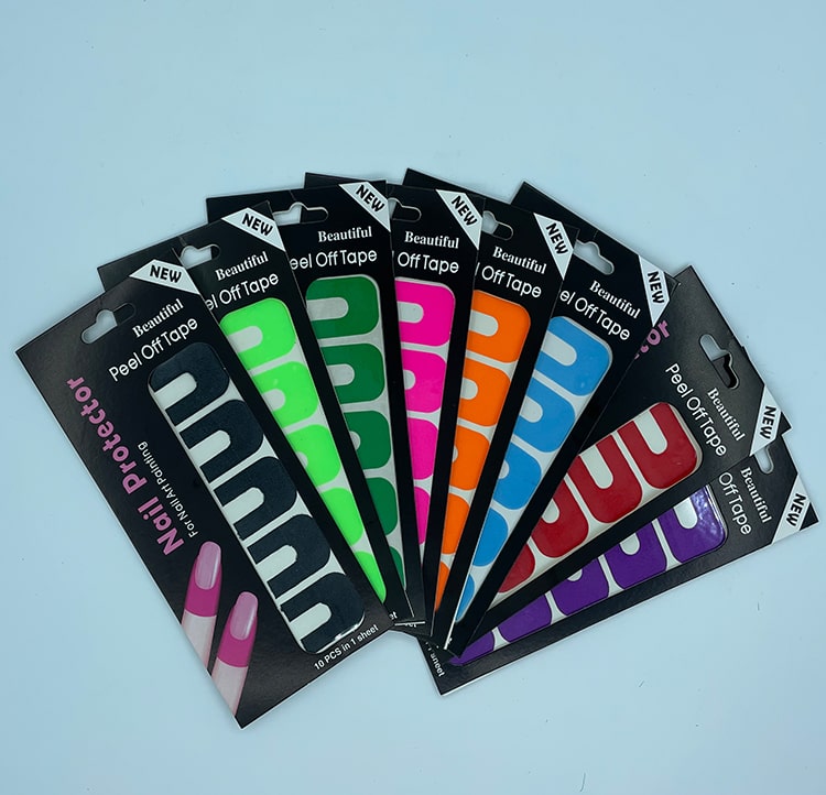 How Long Does a Peel Off Protector Nail Skin Barrier Sticker Stay Sticky During Application