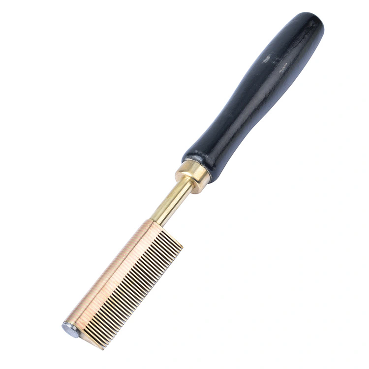 How Does Pressing Comb Brass Prevent Scalp Burns During Styling?