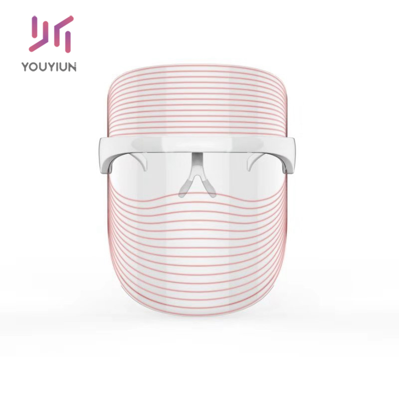 3 Colors LED Light Therapy Acne Treatment Mask, Freckle Mask, LED Whitening Mask, Facial Therapy Unlimited Sessions for Acne Spot Face Skin Treatment