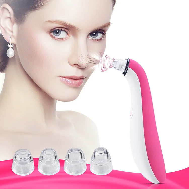 4 in 1 USB Rechargeable Facial Pore Cleaner Blackhead Remover Vacuum