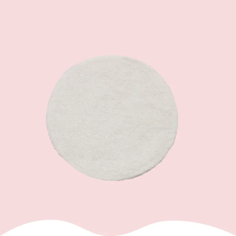 70% Bamboo Terry 30% Cotton Velvet Double Side Reusable Facial Puff Wash Cleaning Pad