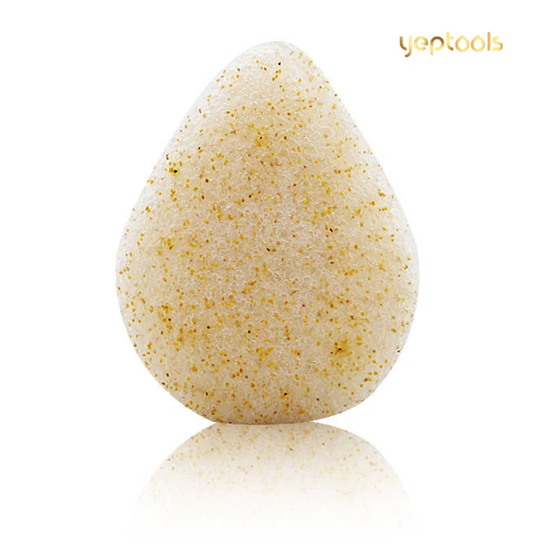 All Natural Exfoliating Water Drop Shaped Facial Konjac Cleansing Sponge Puff