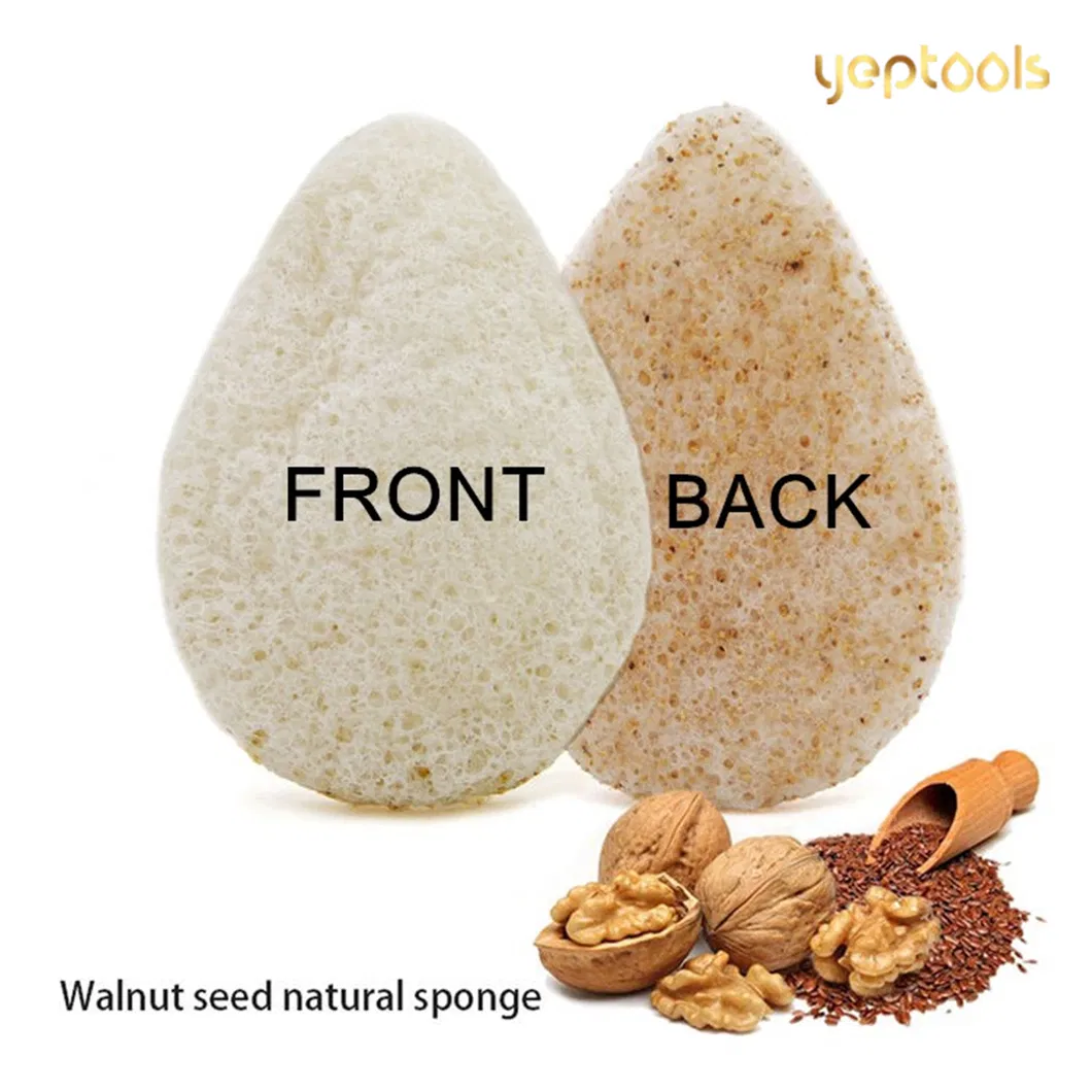 All Natural Exfoliating Water Drop Shaped Facial Konjac Cleansing Sponge Puff