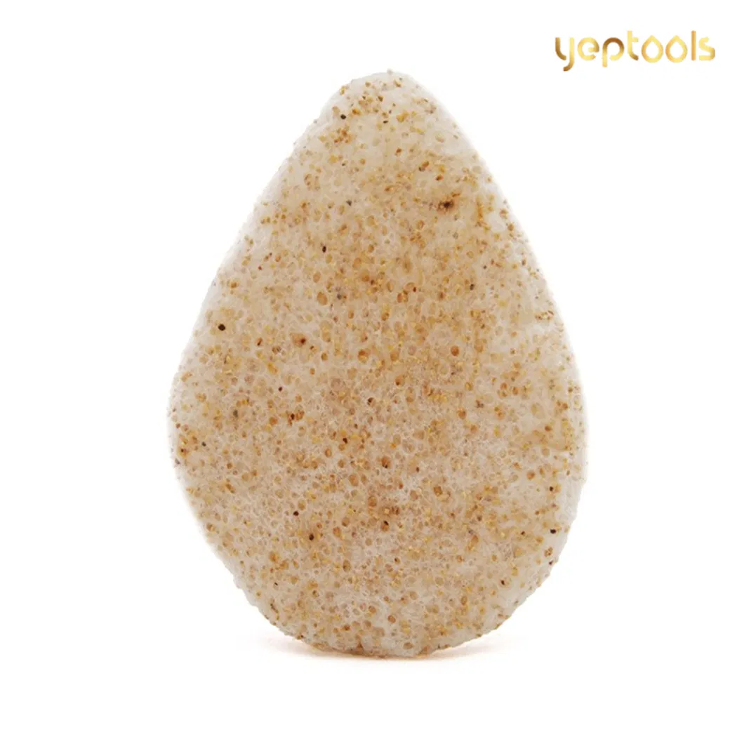 All Natural Exfoliating Water Drop Shaped Facial Konjac Cleansing Sponge Puff