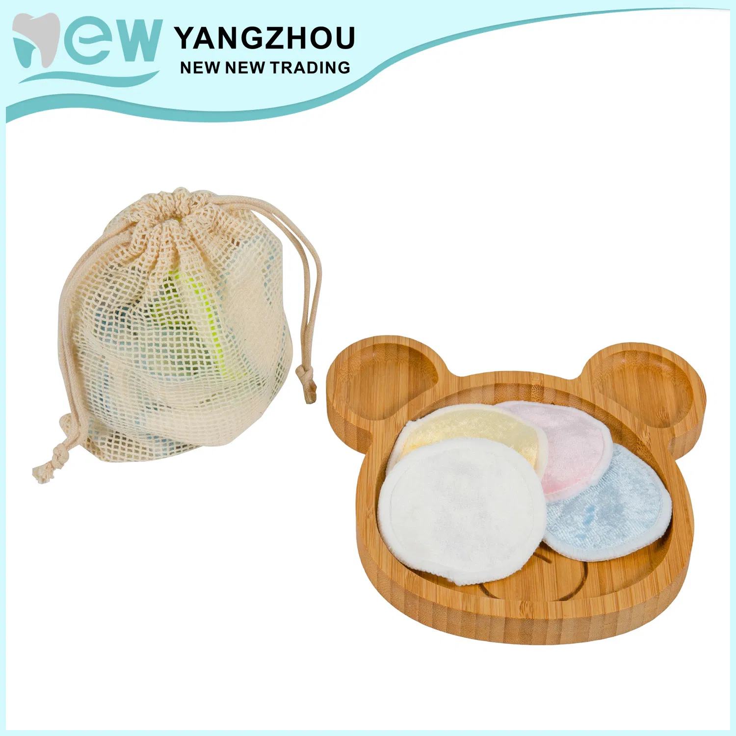 Biodegradable Reusable Remove Cleaning Velvet Pads with Beauty Daily Used