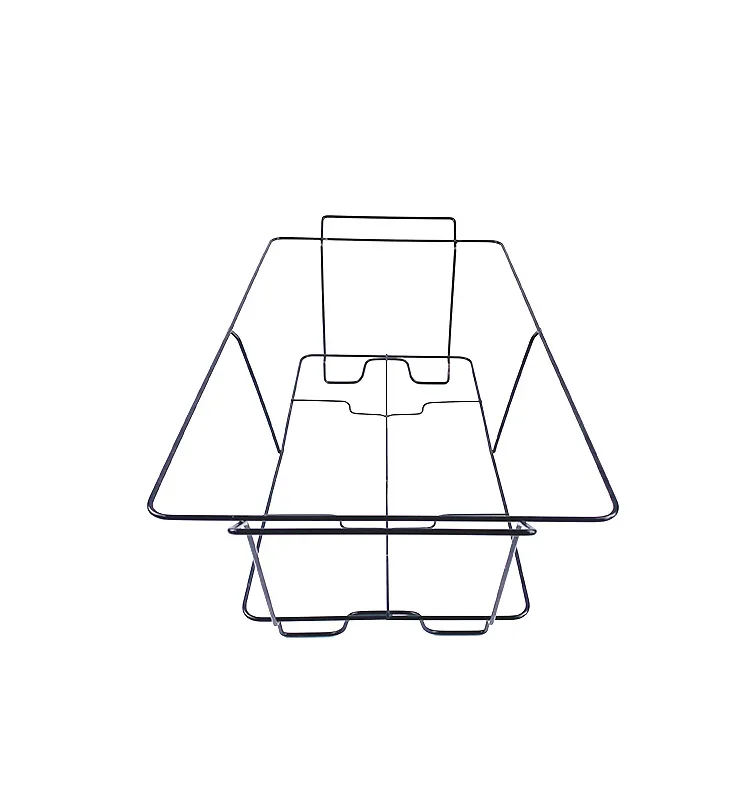 Buffet Hotel Chafing Dish Display Stand Collapsible Wire Shelf Rack