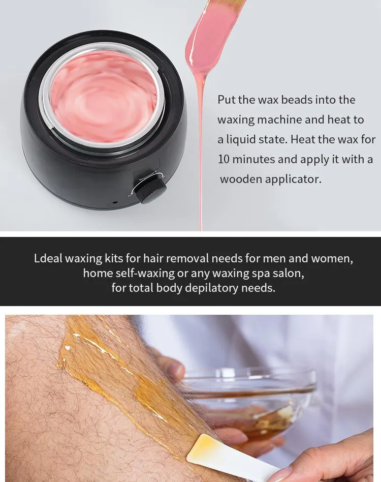 CE Certificate 400g Strawberry Hair Removal Brazilian Hard Wax Beans