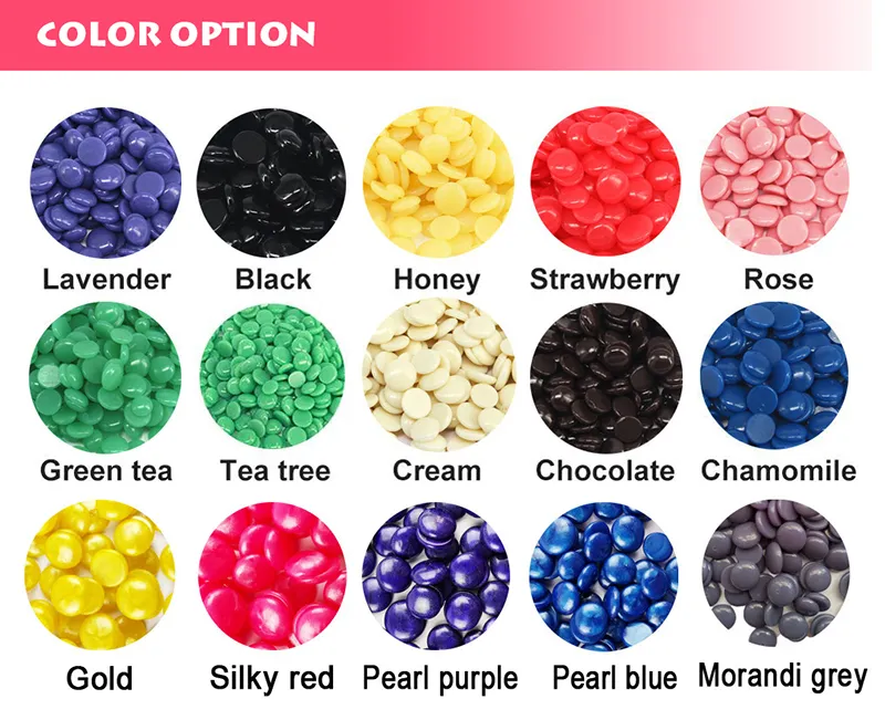 CE Certificate 400g Strawberry Hair Removal Brazilian Hard Wax Beans