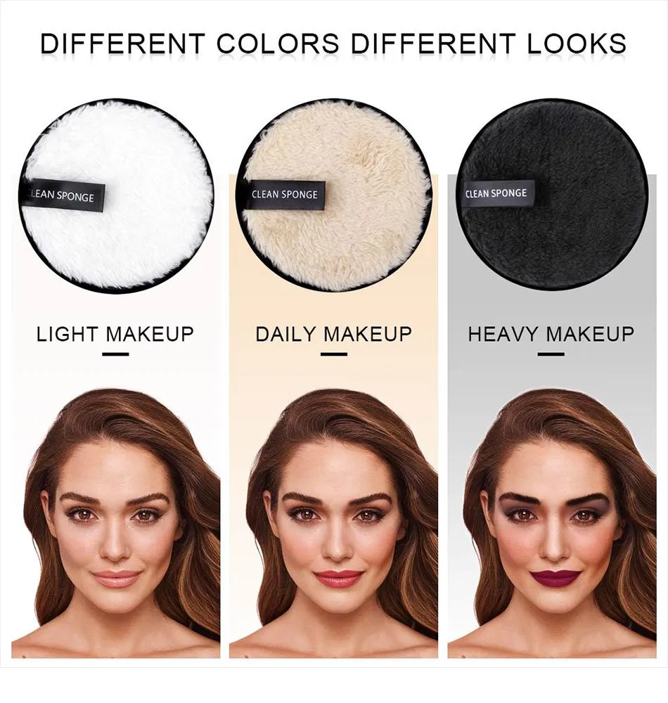 Cheap Price Facial Beauty Sponge Pads Round Cleansing Sponge Reusable Makeup Remover Puff