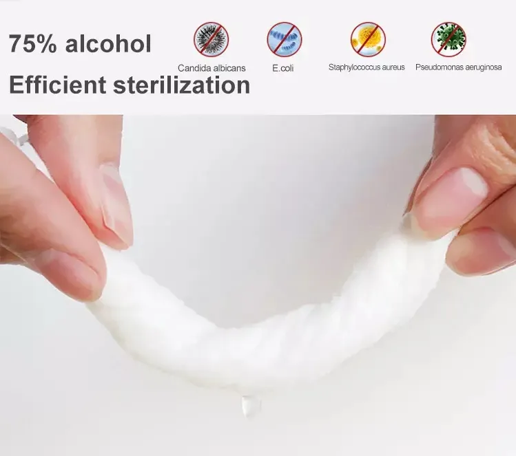 China Direct Factory Wholesale Price Hot Selling Non-Medical Disinfectand Alcohol Wet Wipe
