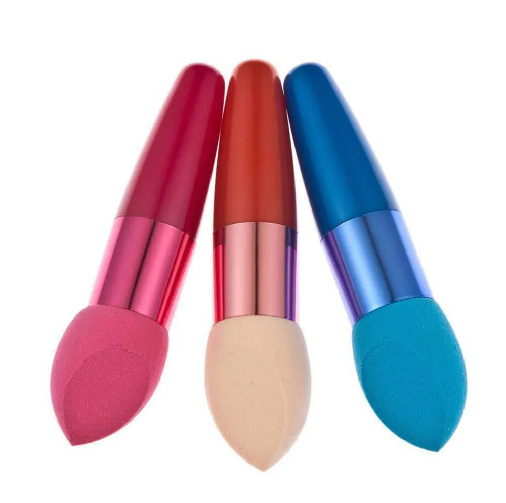 Colorful Design Powder Puff with Handle
