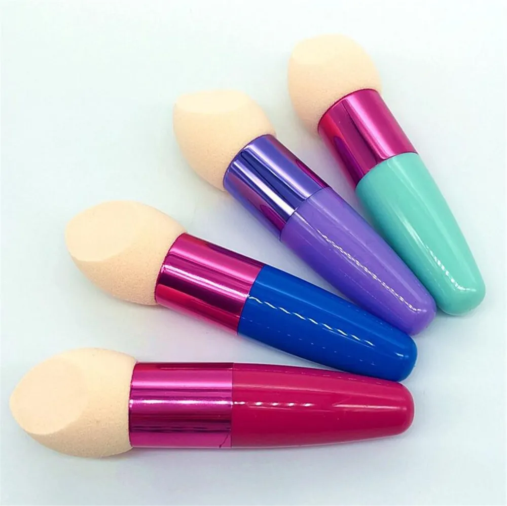 Colorful Design Powder Puff with Handle