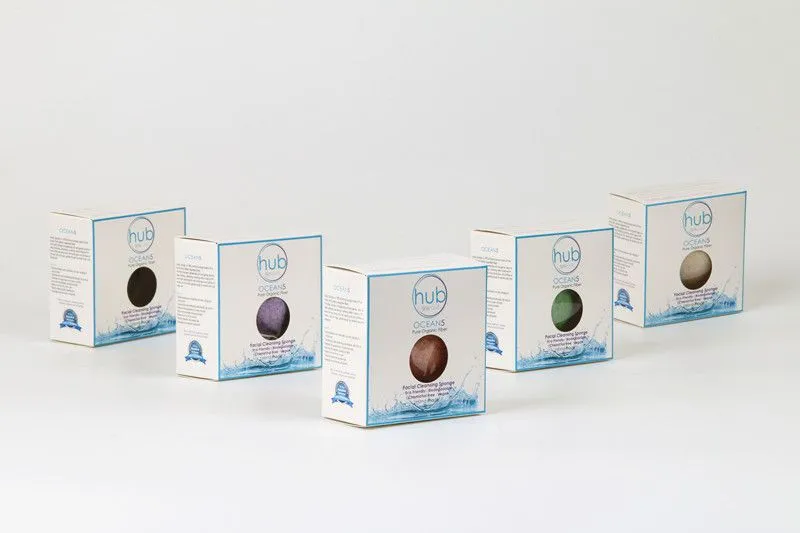Custom OEM Natural Seaweed Beauty Facial Cleaning Konjac Sponge and Coconut Fiber Konjac Powder Puff.