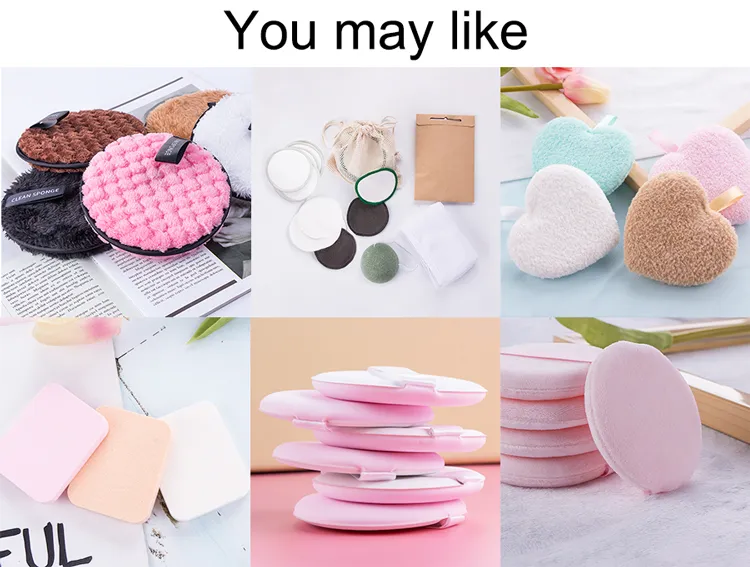 Custom OEM Natural Seaweed Beauty Facial Cleaning Konjac Sponge and Coconut Fiber Konjac Powder Puff.