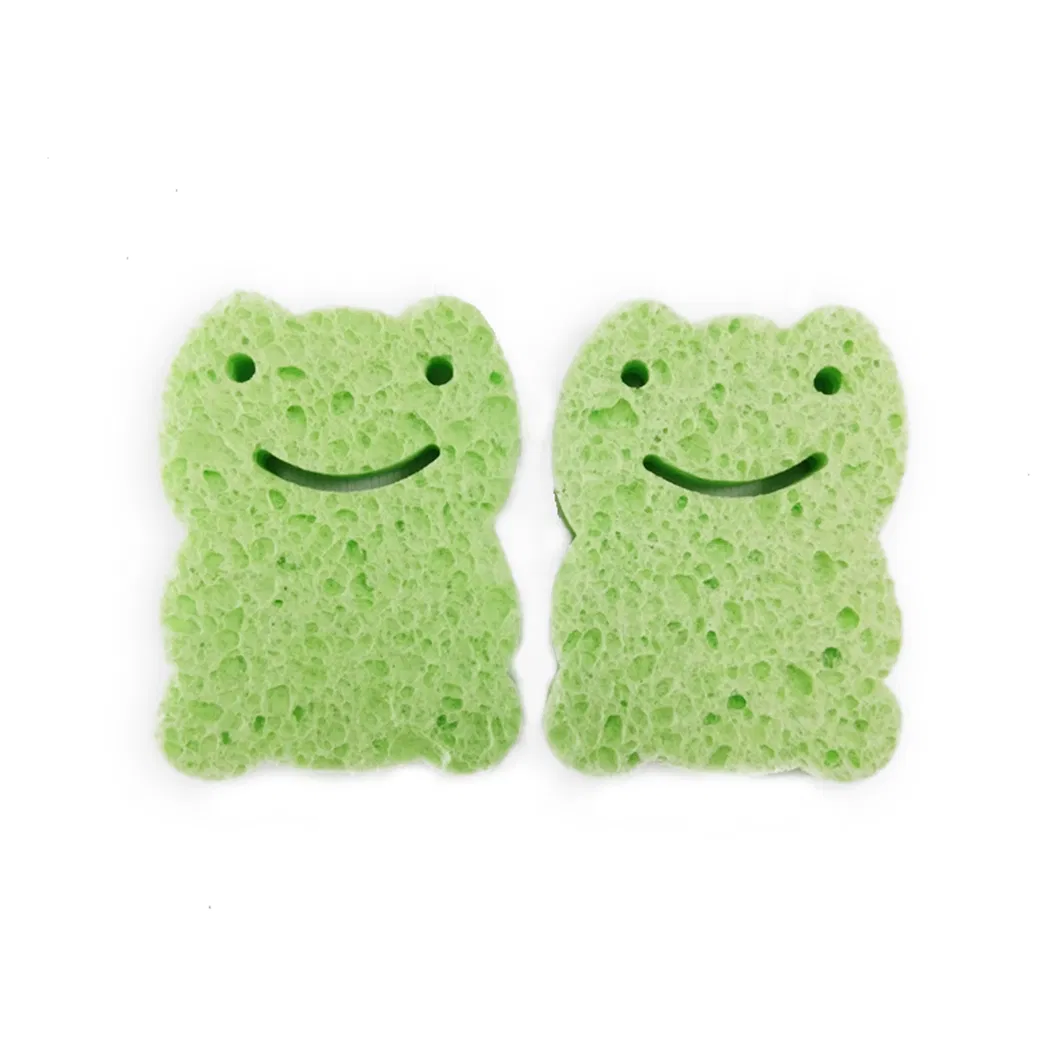Cute Kids Wholesale Colorful Natural Konjac Animal Shape Lotion Bath Sponge Shower Puff