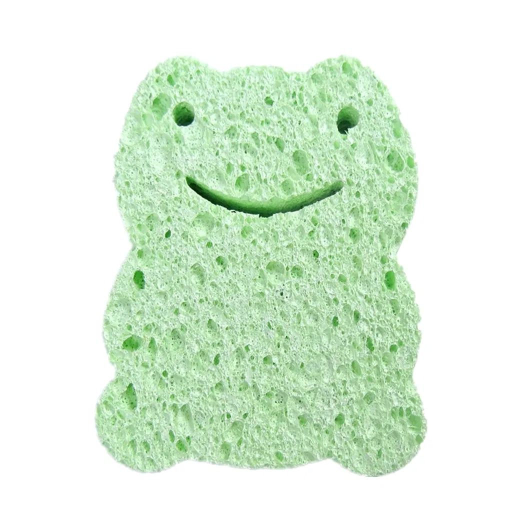 Cute Kids Wholesale Colorful Natural Konjac Animal Shape Lotion Bath Sponge Shower Puff