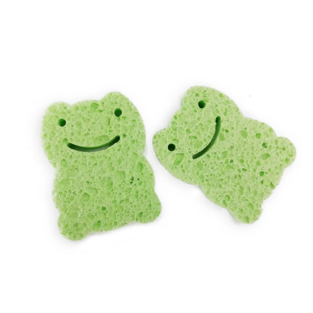 Cute Kids Wholesale Colorful Natural Konjac Animal Shape Lotion Bath Sponge Shower Puff