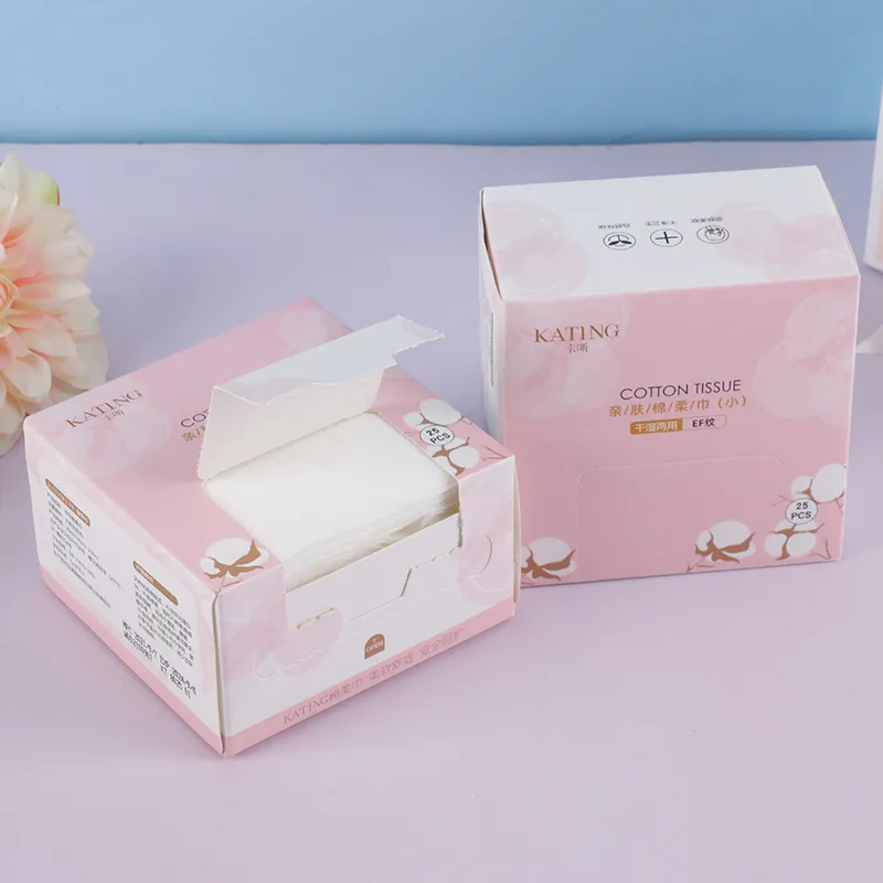 Disposable Facial Towel Dry Wipes 25/ 50 Pack Ultra Soft Non-Moistened Face Cloths Makeup Remover Cleansing Wipe for Skin Care Baby Adult Incontinence