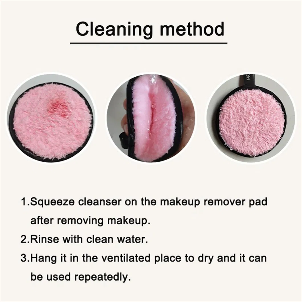 Face Cleaning Sponge Makeup Remover Puff Cute Oval Microfiber Cotton Wipes Facial Cleansing Sponge Puff
