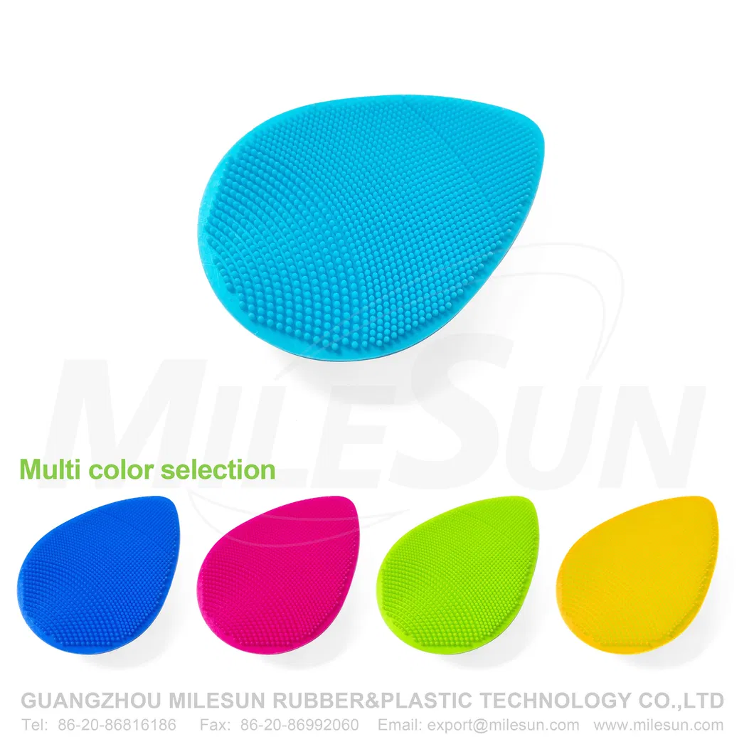 Facial Cleansing Brush Made with Ultra Hygienic Soft Silicone, Waterproof Sonic Vibrating Face Brush for Deep Cleansing Gentle Exfoliating and Massaging