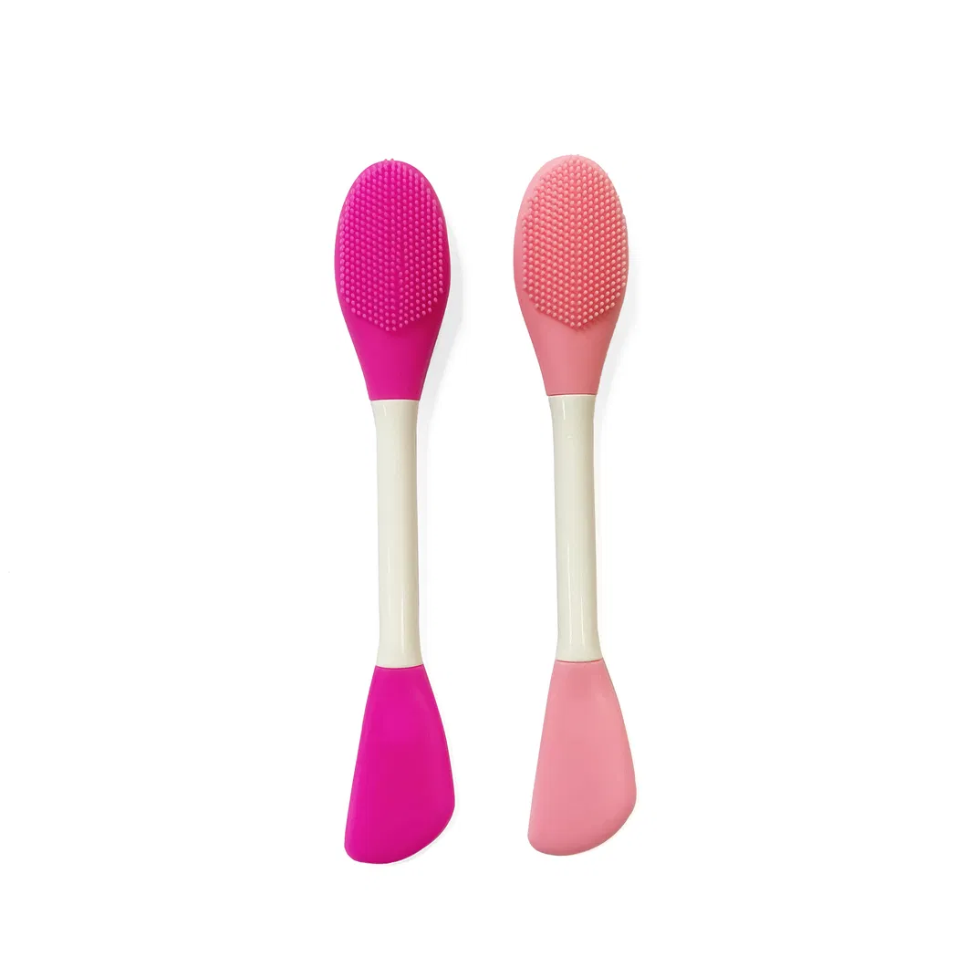 Facial Cleansing Brush Made with Ultra Hygienic Soft Silicone, Waterproof Sonic Vibrating Face Brush for Deep Cleansing Gentle Exfoliating and Massaging