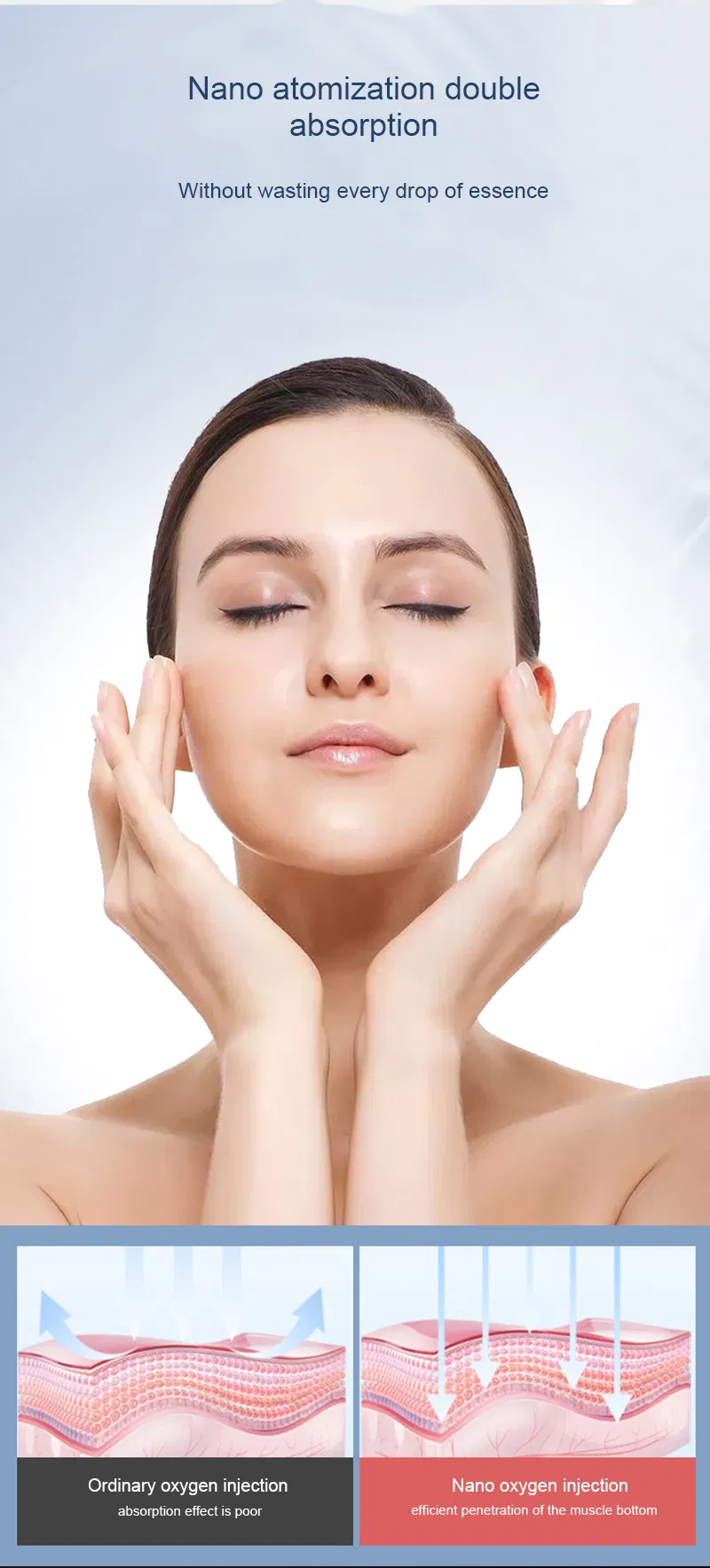 Hand Set Nose Blackhead Acne Removal Cleansing Instrument Pore Cleaner