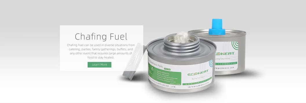 Heat Buffet Chafing Fuel for Keeping Food Warmer