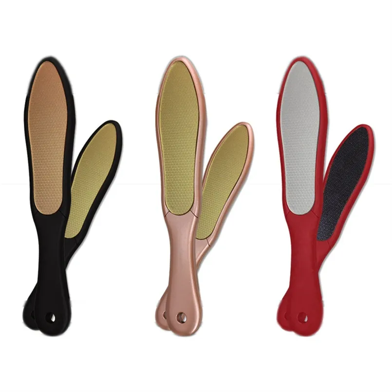 High Quality Professional Double Sided Callus Remover Foot File Rasp Custom Handle Stainless Steel Pedicure Foot File (FF7065)