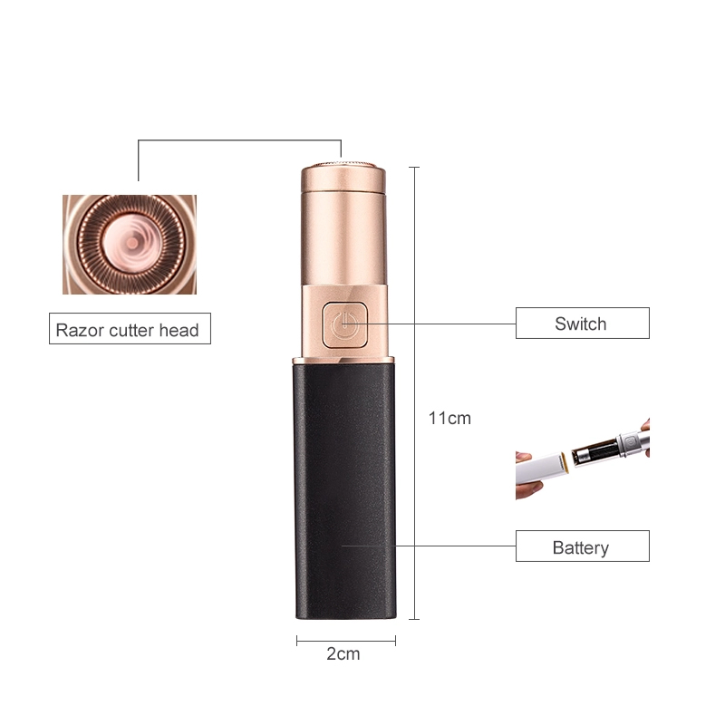 Home Use Facial Hair Removal Lady Shaver for Women