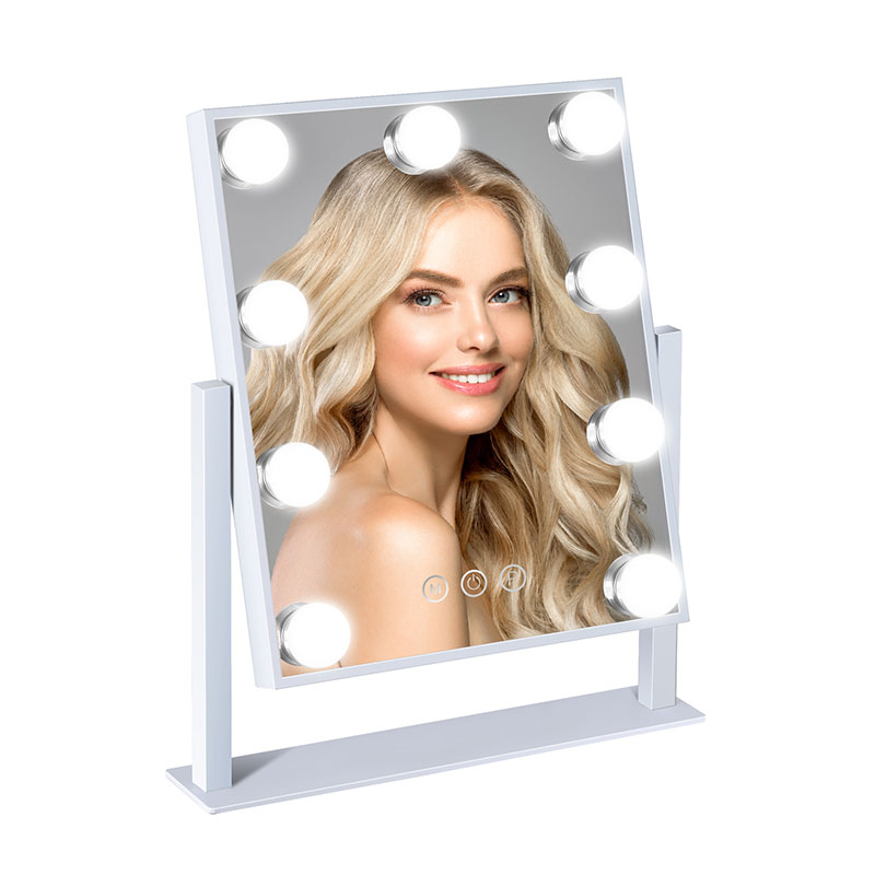 Desktop Mirror with Lights
