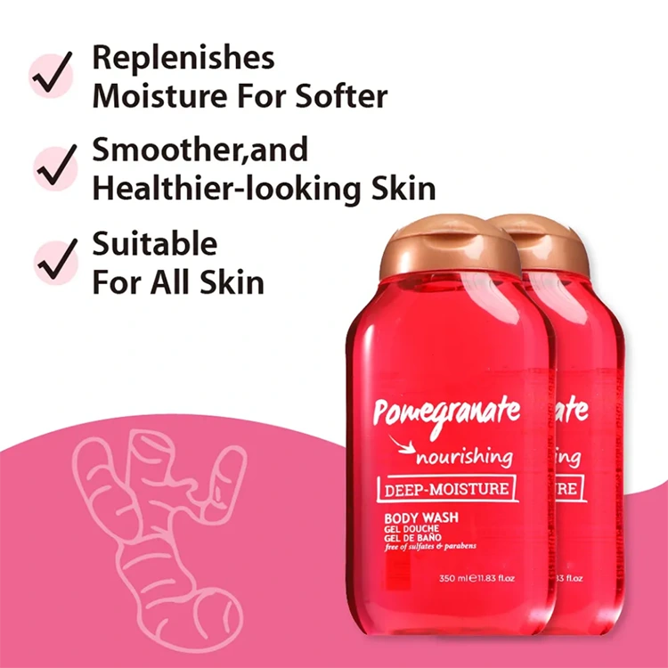 Ginger & Pomegranate Deep-Moisture Body Wash