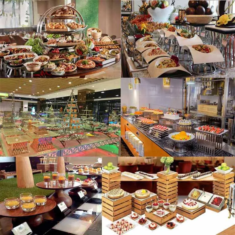 Kitchen Accessory Hammered 4L Copper Rose Gold Hotel Cater Equipment Modern Wedding Party Service Chafing Dish for Sale Arabic Electric Cooking Buffet Stove