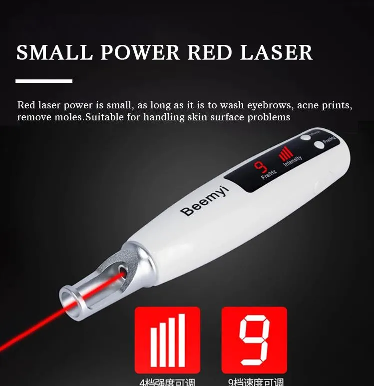 LCD Plasma Pen Mole Dark Spot Pen Facial Freckle Tag Wart Removal