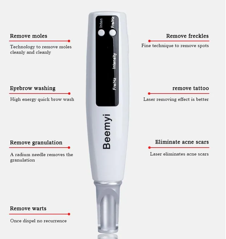 LCD Plasma Pen Mole Dark Spot Pen Facial Freckle Tag Wart Removal