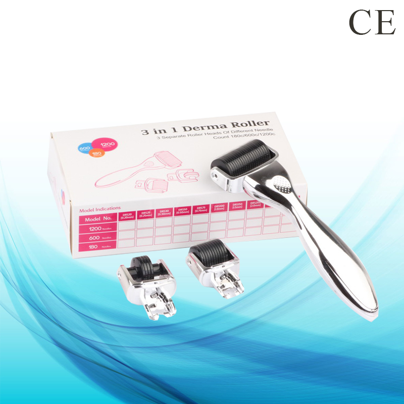 Microneedle System Derma Roller 3 in 1 Skin Care Tool for Sale