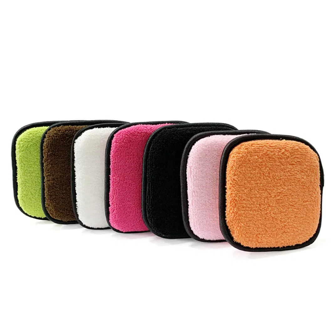 New Arrivals Cleansing Puff Velvet Surface Microfiber Cotton Makeup Remove Sponge Puff