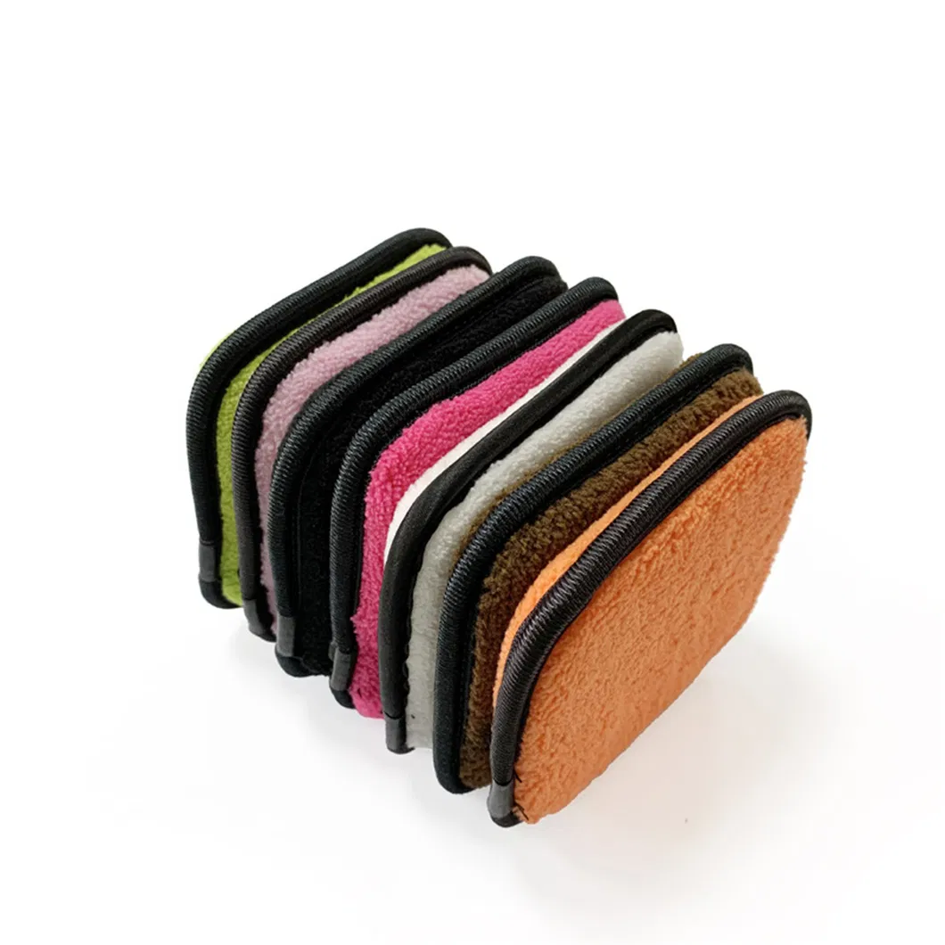 New Arrivals Cleansing Puff Velvet Surface Microfiber Cotton Makeup Remove Sponge Puff
