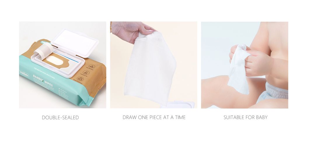 Organic Bamboo Eco-Friendly Baby Wet Wipe