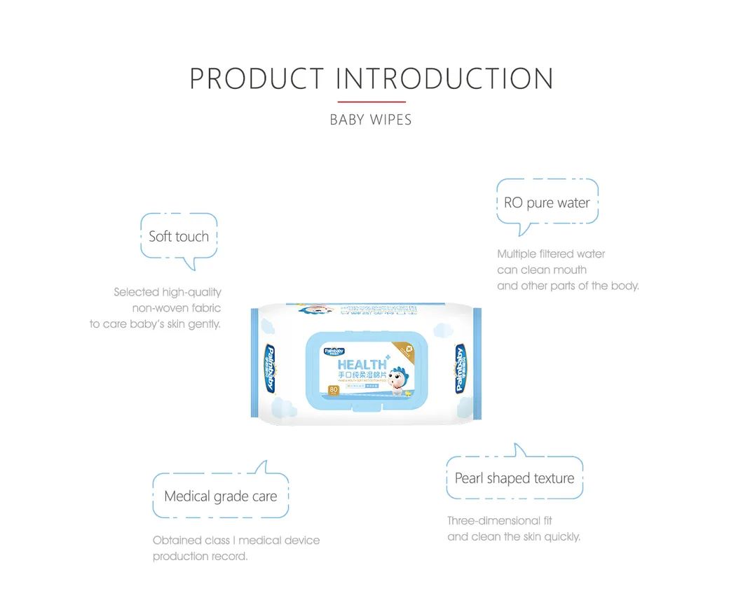 Pearl Embossed Thick Soft Baby Wet Wipe