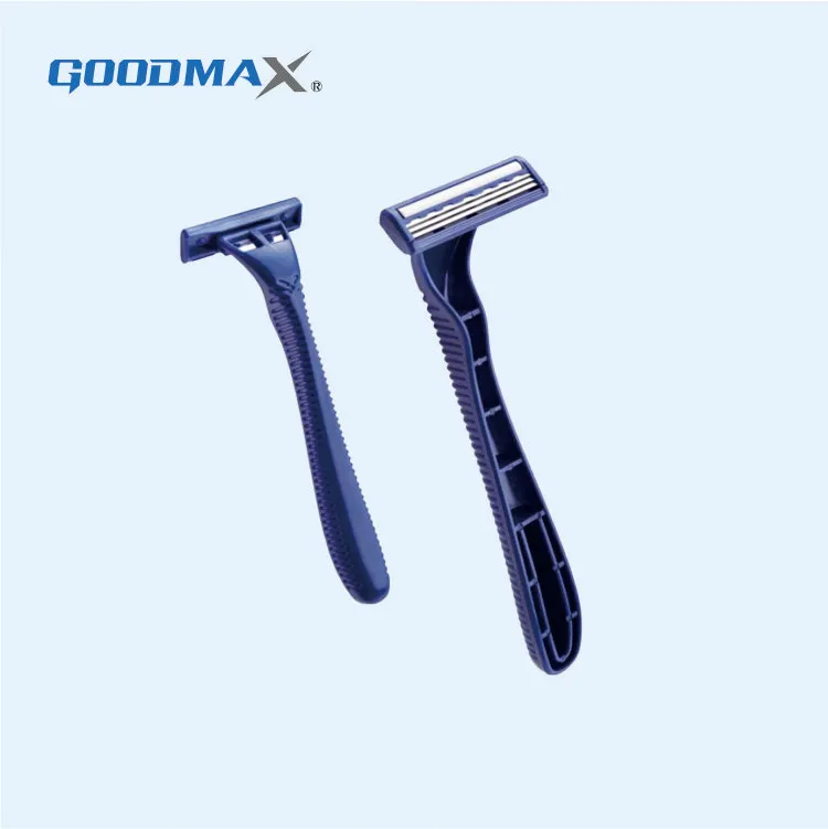 Plastic Handle Economy Three Blade Men Disposable Razor SL-3020tl