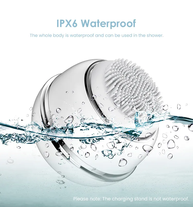 Private Label Facial Exfoliating Wireless Facial Cleansing Brush
