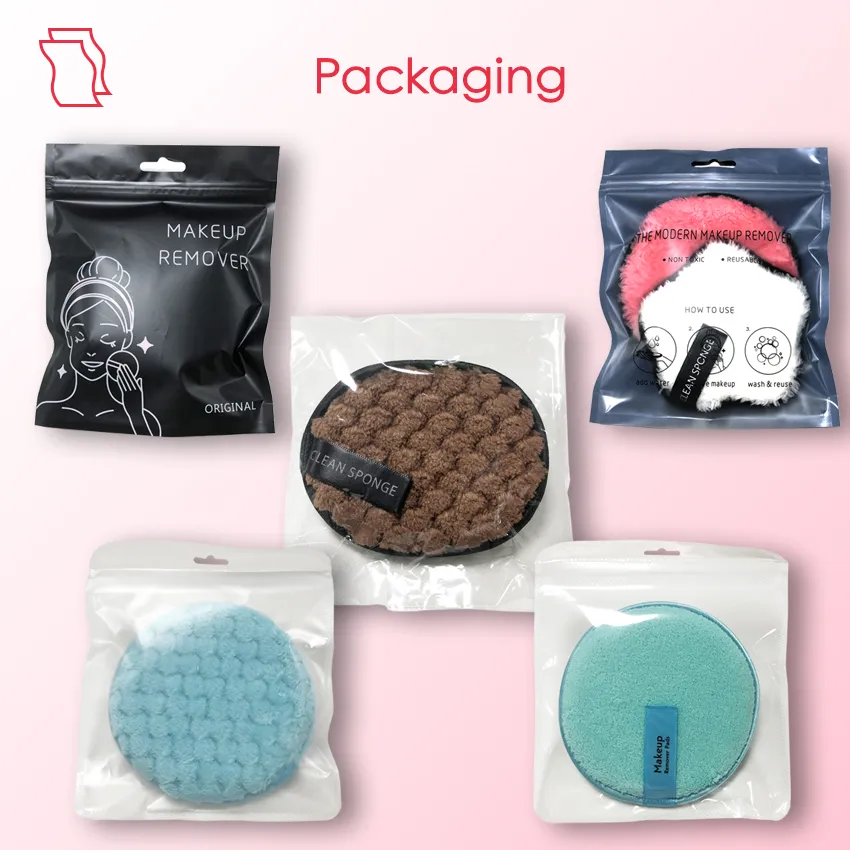 Reusable Facial Cleansing Sponge Plush Puff